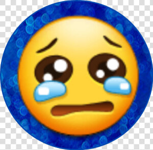  sad  crying  emoji  sticker   Emoji Crying Sadness Face  HD Png Download