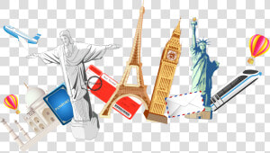 Language Of Landmarks Foreign As English Clipart   Tourism  HD Png Download