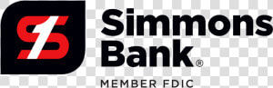 Sbwfdic Stacked 4c Trans Registered   Simmons Bank  HD Png Download