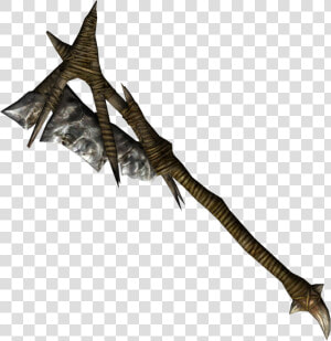 Transparent Orc Png   Skyrim Forsworn Axe  Png Download