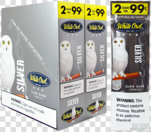 White Owl Cigarillos Silver   Silver White Owl Cigarillos  HD Png Download