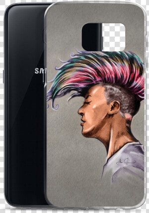 Punk Rock Colorful Girl Samsung Case   Iphone  HD Png Download