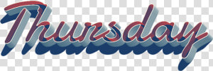 Thursday 3d Name Logo Png   Thursday Name  Transparent Png