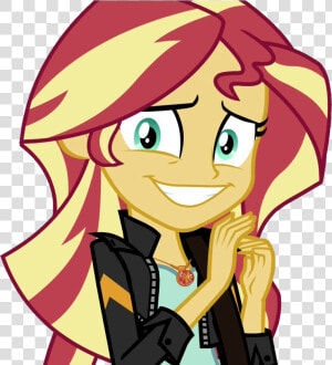 Creepy Smile  Equestria Girls  Faic  Mirror Magic    My Little Pony Equestria Girls Sunset Shimmer Evil  HD Png Download