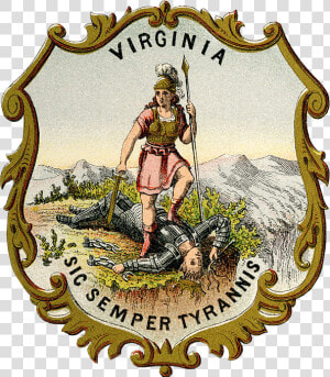 Virginia State Coat Of Arms Transparency   Seal Of Virginia  HD Png Download