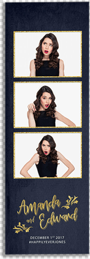 Elegant Photo Booth Strip Template Wedding  HD Png Download