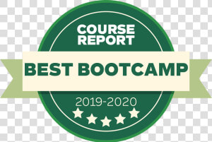 Best Bootcamp Badge Course Report Green  HD Png Download