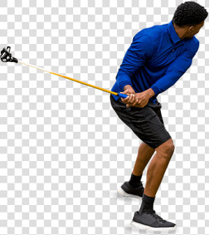 Flinggolf Player Swinging A Flingstick Style Height   Foursome  golf   HD Png Download