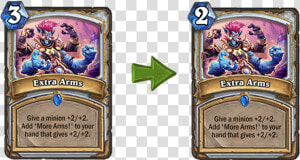 Extra Arms Reverted Nerf   Extra Arms Hearthstone  HD Png Download