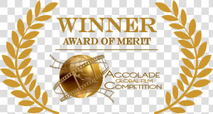 Accolade Global Film Competition Award Of Merit  HD Png Download