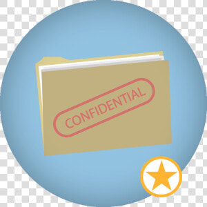 A Confidential Icon   Circle  HD Png Download