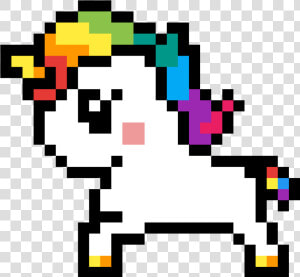 Transparent Baby Unicorn Clipart   Cute Pixel Art Unicorn  HD Png Download