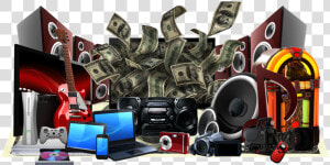 Fast Selling Electronic Items Online   Pawn Shop Electronic  HD Png Download