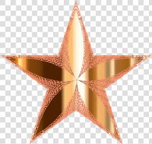 Ornamental Metallic Star Clip Arts   Metallic Star Transparent  HD Png Download