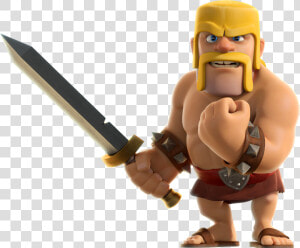 Clash Of Clans Barbarian   Clash Of Clans Hay Day Boom Beach Clash Royale  HD Png Download