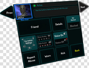 Vrchat Menu  HD Png Download