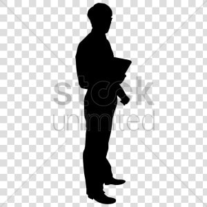 Businessman Silhouette V矢量图形   Pixel Art Man Transparent  HD Png Download