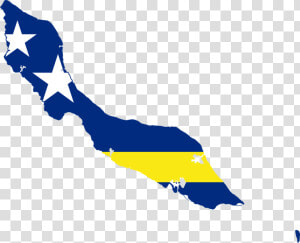 Picture   Curacao Flag And Map  HD Png Download