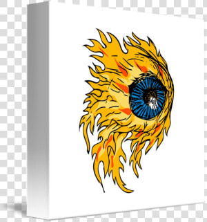 Drawing Eyeballs Flower   Sunflower  HD Png Download