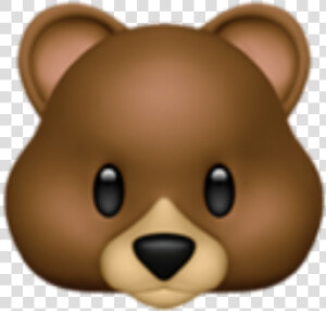  emoji  emojis  iphone  iphoneemoji  emojisticker   Bear Emoji  HD Png Download