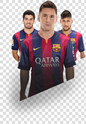 Messi  Suarez And Neymar   Messi Vs Ronaldo Png  Transparent Png