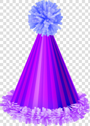 Purple Party Hat Clip Art Image   Purple Birthday Hat Png  Transparent Png