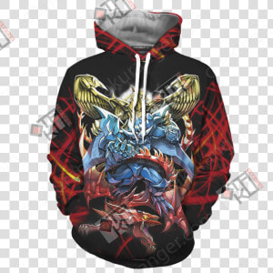 Yu Gi Oh Yami Yugi And Egyptian God Cards 3d Hoodie  HD Png Download