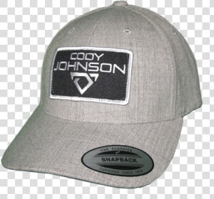 Cody Johnson Snap Back Hat With Black Patch   Baseball Cap  HD Png Download