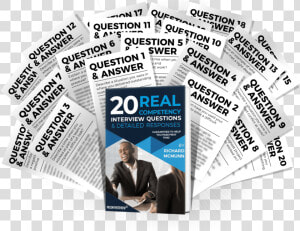 20 Competency Interview Questions And Answers Guide   Flyer  HD Png Download