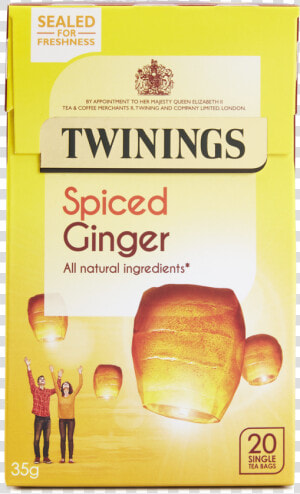 Twinings Spiced Ginger Tea  HD Png Download