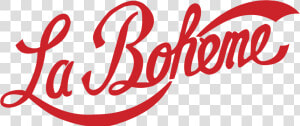 La Boheme On Broadway Logo Png Transparent   La Boheme Logo  Png Download