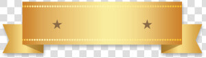 Golden Ribbon Banner With Down Fold Wedge End   Frame Faixa Png  Transparent Png