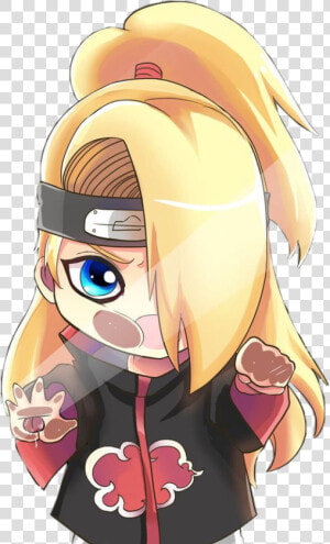 Chibi Naruto Deidara Cute  HD Png Download