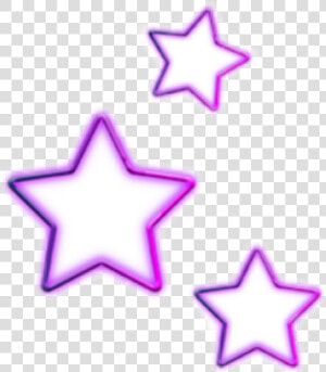  star  stars  galaxy  cute  neon  glow   Purple Star Transparent Neon  HD Png Download