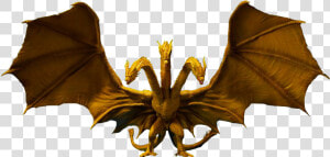 Ghidorah Png Clipart   Godzilla King Of The Monsters King Ghidorah Toy  Transparent Png