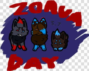 Transparent Zorua Png   Cartoon  Png Download