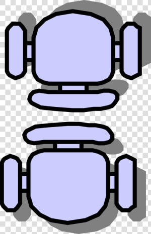 Chair Clipart Top View   Chair Clipart Room Layout  HD Png Download