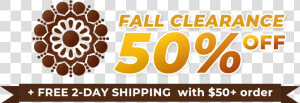 50  Off Free 2 day Shipping With  50 Order   Graphic Design  HD Png Download