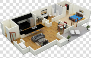 Flor Plans Square Dogwood   3 Bedroom Studio Apartment  HD Png Download