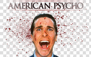 Christian Bale American Psycho Face   Png Download   Christian Bale American Psycho Face  Transparent Png