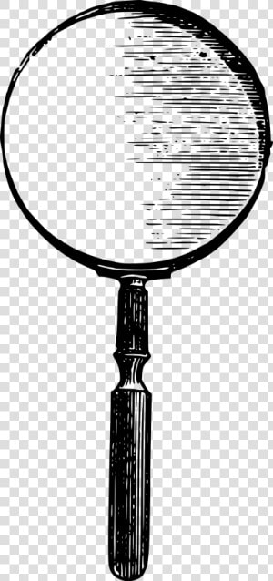 Vintage Magnifying Glass Vector Clip Art   Vintage Magnifying Glass Vector  HD Png Download