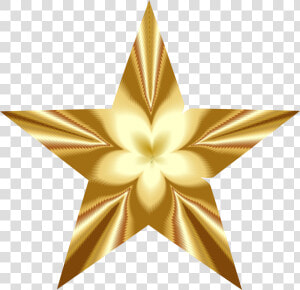 Golden Star Blossom Clip Arts   Golden Star Pictures Png  Transparent Png