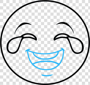 Transparent Laughing Face Clipart Black And White   Laughing Emoji I Can Draw  HD Png Download