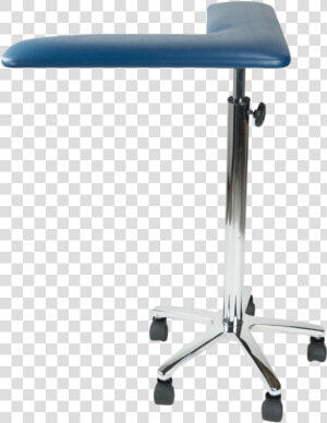 Trail Med Mfg Chrome Height Adjustable Blood Draw Versa   Office Chair  HD Png Download