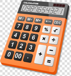 Calculator Orange   Transparent Background Calculator Clipart  HD Png Download