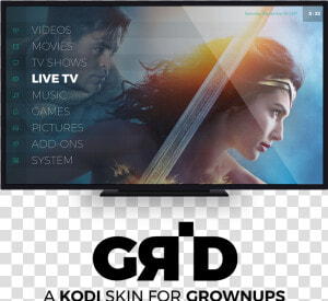 Kodi Grid Skin   Best Live Tv Skin Kodi  HD Png Download