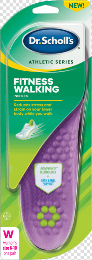 Front Of Dr   Dr Scholl  39 s Walking Insoles  HD Png Download