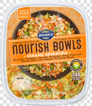 Mann S Sesame Sriracha Nourish Bowl   Mann  39 s Nourish Bowls Sesame Sriracha  HD Png Download