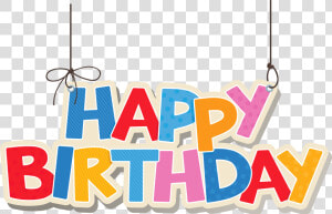 Happy Birthday Word Png   Png Download   Animated Happy Birthday Transparent  Png Download