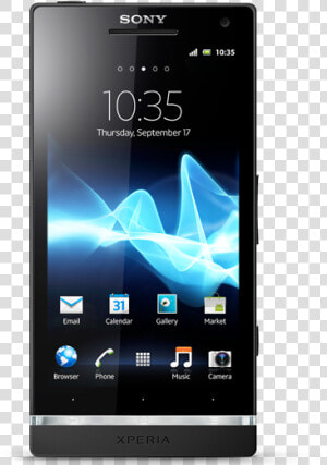 Xperia S Android Smartphone In Black   Sony Ericsson Xperia S  HD Png Download